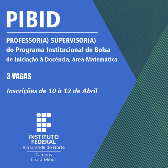 PIBID 2023 - Professor Supervisor