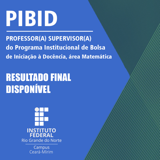 PIBID 2023 - Resultado Final