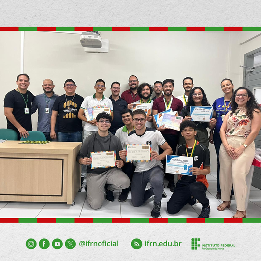 Premiação - Equipe de Matemática do Campus São Paulo do Potengi (2023)