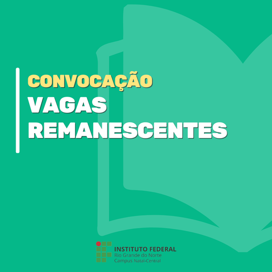 Vagas remanescentes (Geral)