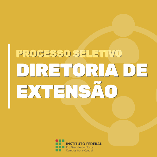 Processo seletivo - Extensão