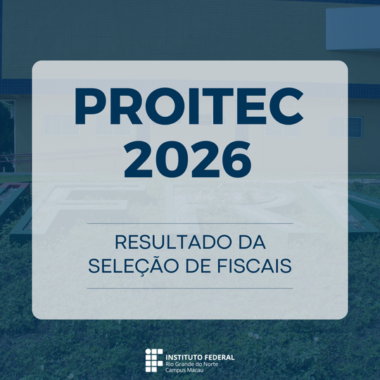 PROITEC 2026 - resultado fiscais