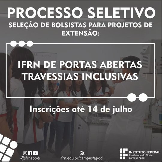 PROJETOS DE EXTENSÃO