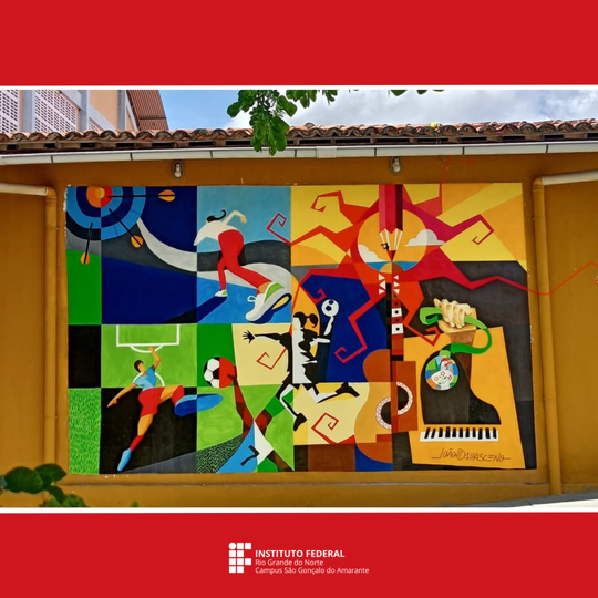 Nuarte SGA painel artístico esportivo