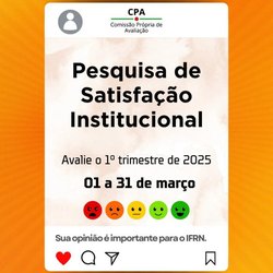 Peça para imagem de destaque sobre a pesquisa de satisfação