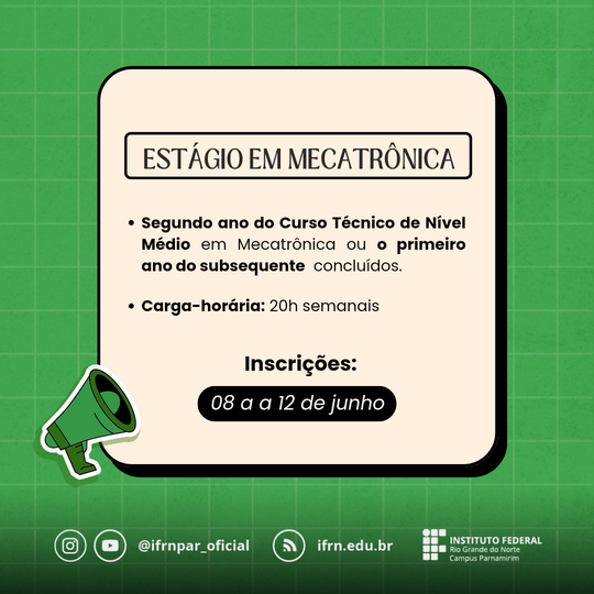 Estágio Mecatrônica