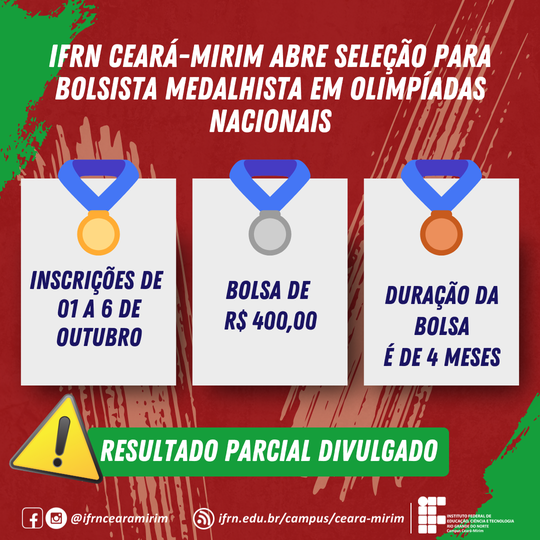 Post de Instagram placar de medalhas moderno verde e amarelo (1)