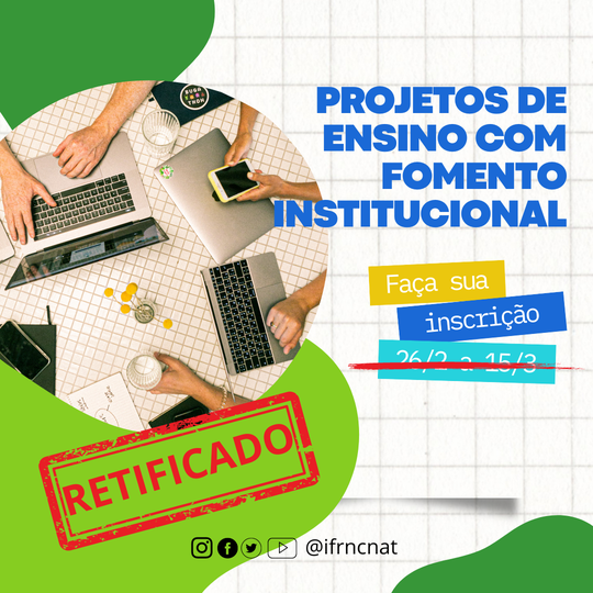 Post instagram faculdade inscrição moderno colorido verde azul amarelo
