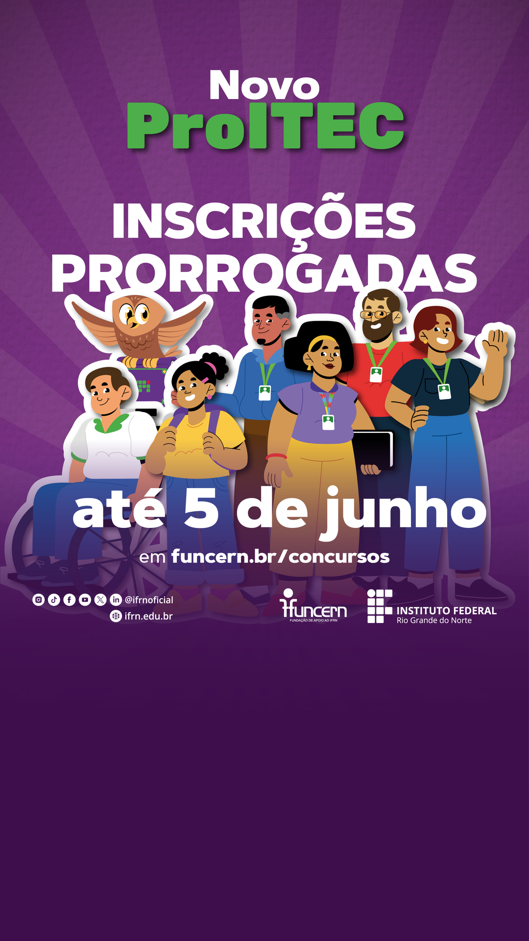 ProITEC: inscrições prorrogadas
