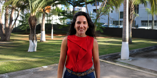 Profª. Danielle Freitas. Foto: Danielle Freitas.