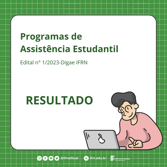Programa de Assistência Estudantil 2023 - Resultado