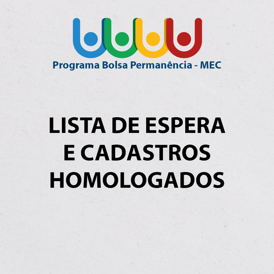 Programa de Bolsa Permanência - PBP (2024)
