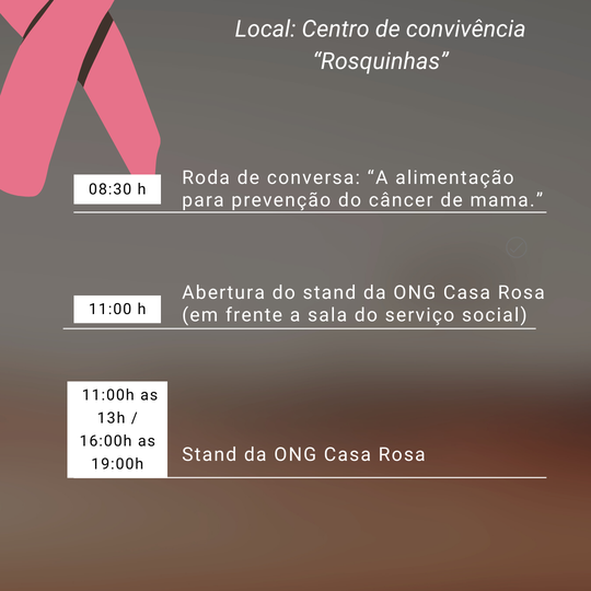 Programaa Outubro Rosa