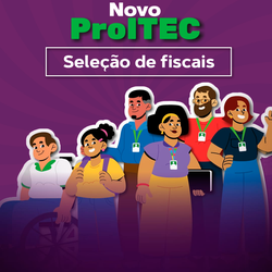 Peça gráfica para inscrição de fiscais de prova