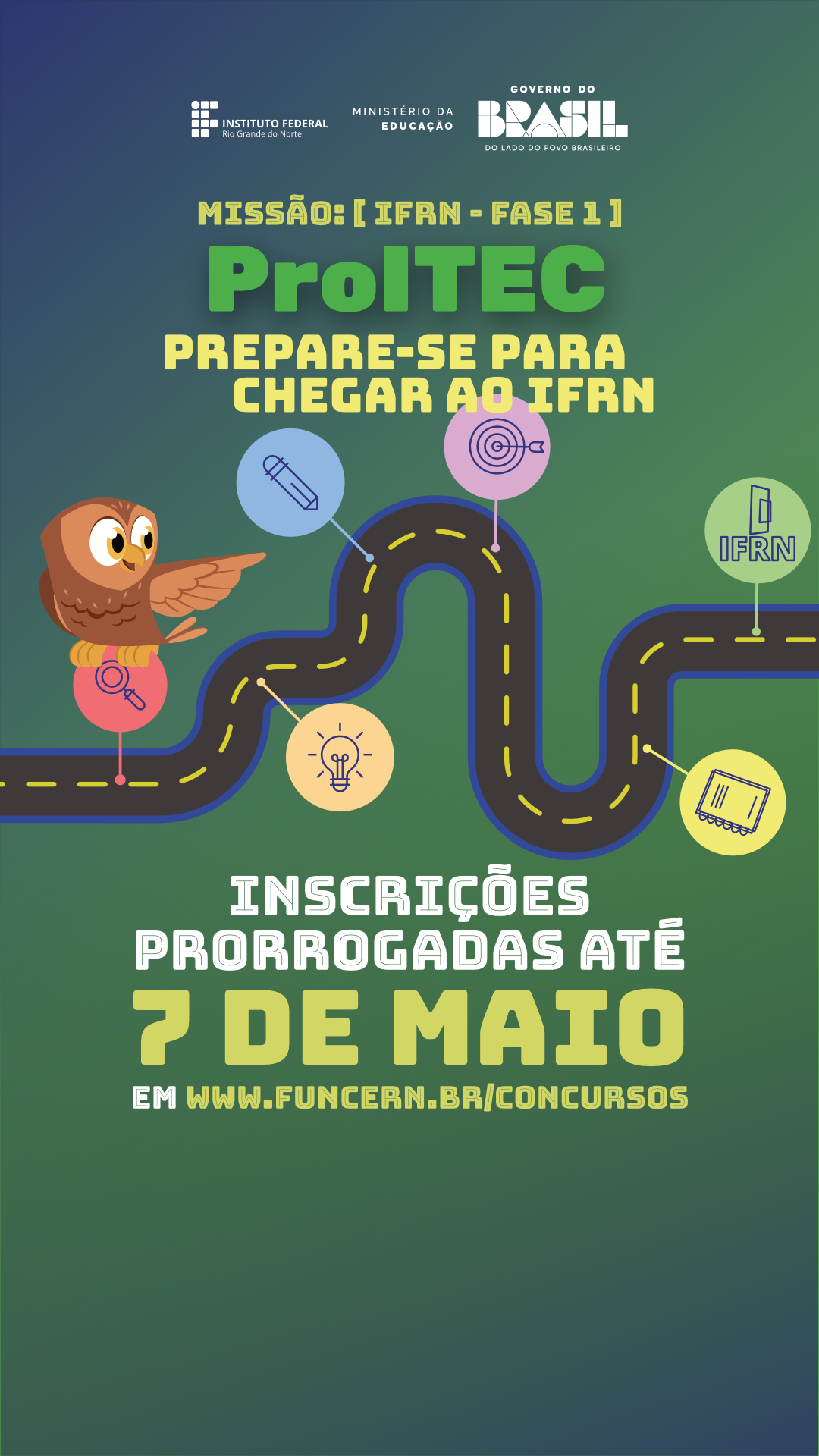 Card da prorrogação do Proitec 2026