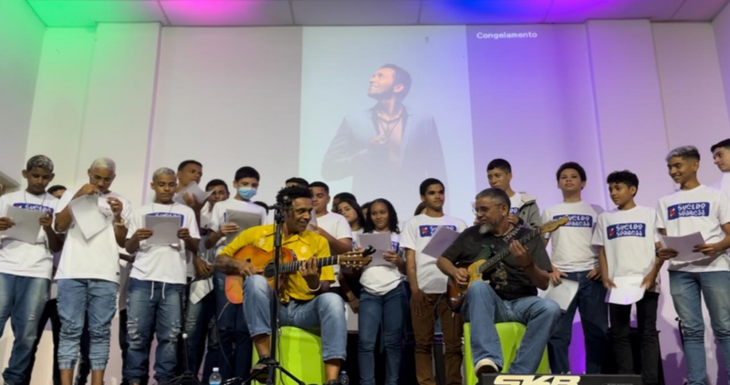 Projeto de Extensão Poesia na canção: Sueldo Soaress (com alunos da Escola Dom Joaquim de Almeida)