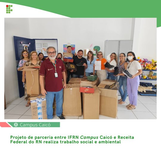 Entrega de tênis na APAE Caicó