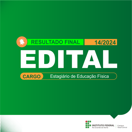 Publicação - EDITAL - Resultado Final