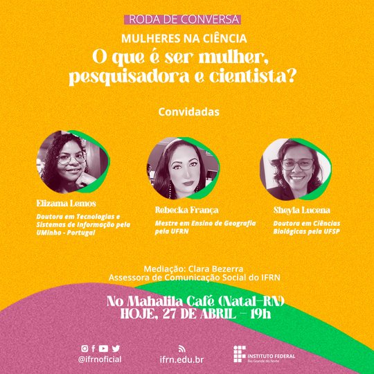 Roda de conversa - Mulheres na Ciência