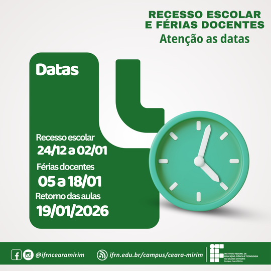 Recesso e férias
