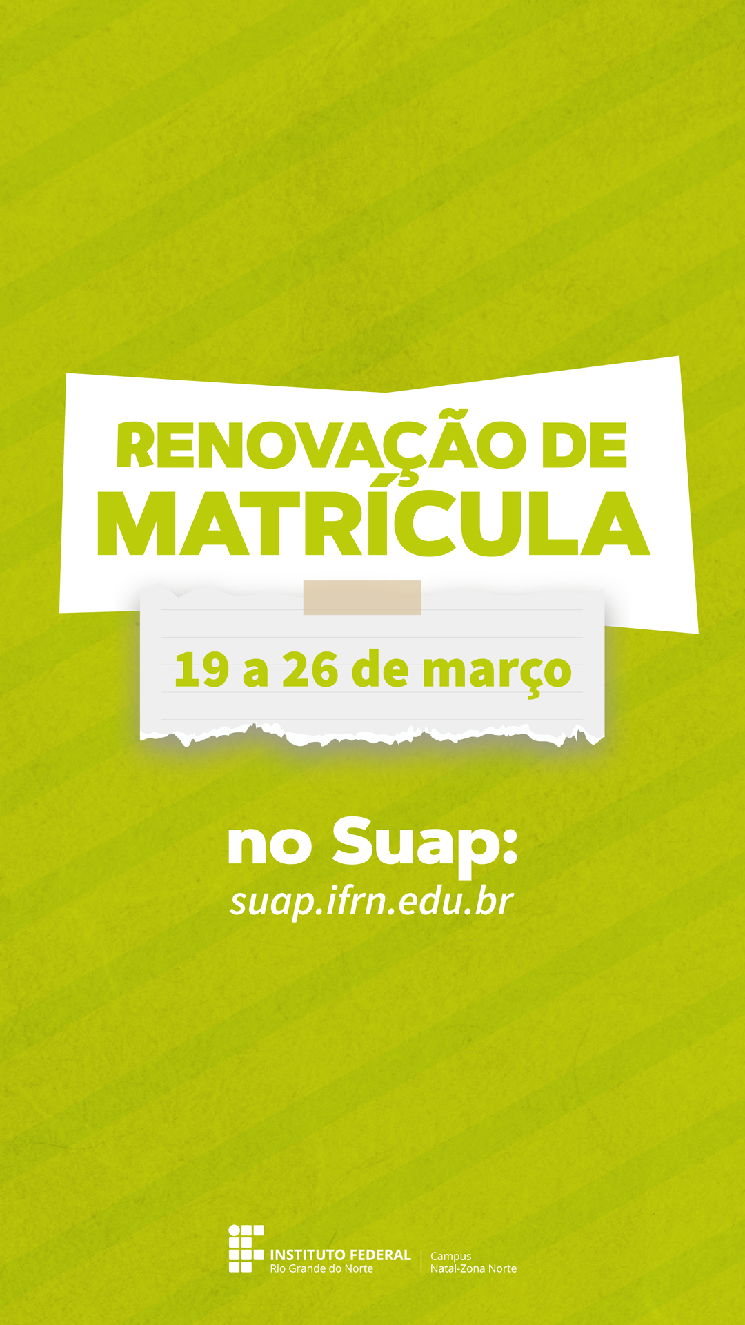 Renovação de matrícula IFRNZN (destaque)