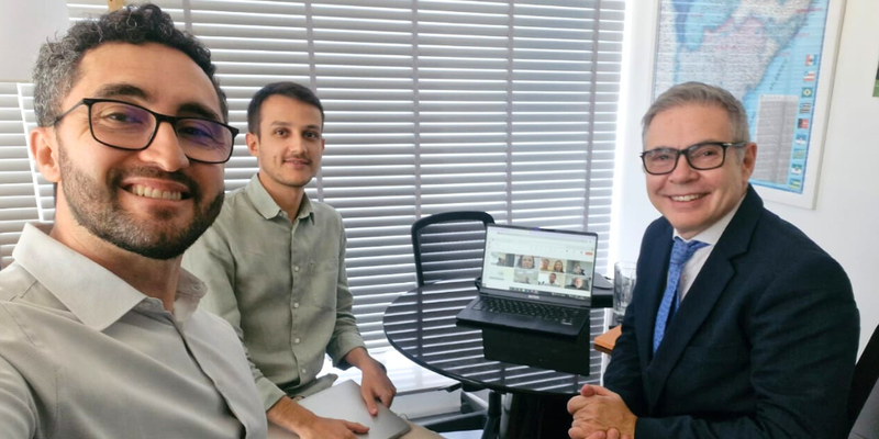 A reunião ocorreu de maneira híbrida - Foto: cedida