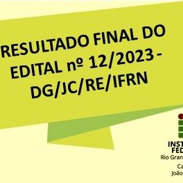 Resultado Edital