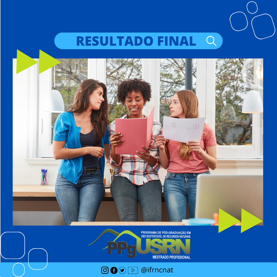 Resultado Estágio PPgUSRN