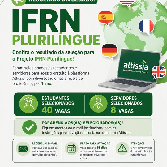 Resultado Projeto Plurilíngue