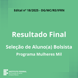 Resultado final - aluna bolsista - mulheres mil