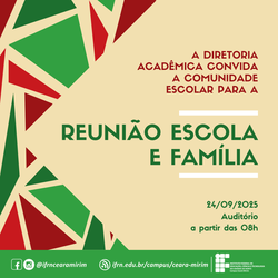 Reunião Escola e Família 2025.2
