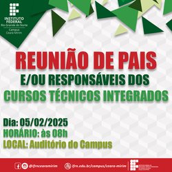 Reunião de Pais Integrados 05.02.2025