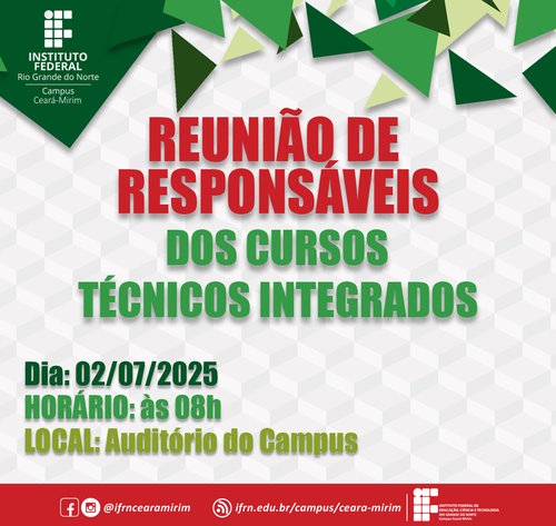 Reunião de Responsáveis Integrados 2025