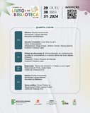 I Semana do Livro e da Biblioteca 2024 _ Programação Quarta-feira - Campus Lajes