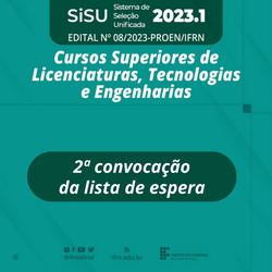 SGA - 2ª chamada SiSU 2023.1