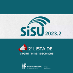 SISU 2023.2 - 2ª lista VR