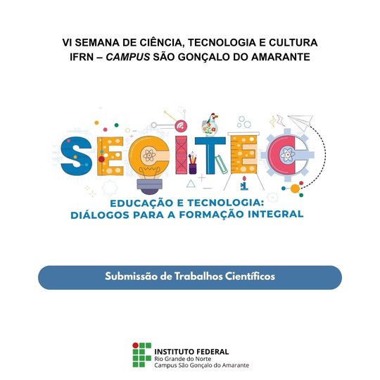 Secitec 2025 - submissão trabalhos científicos card