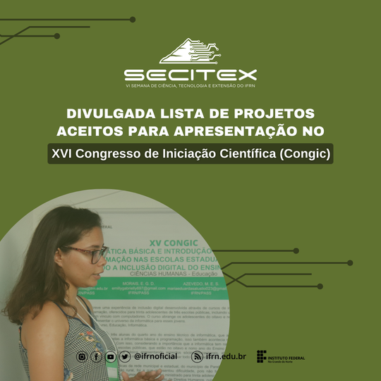 Publicada lista de trabalhos aprovados para apresentação