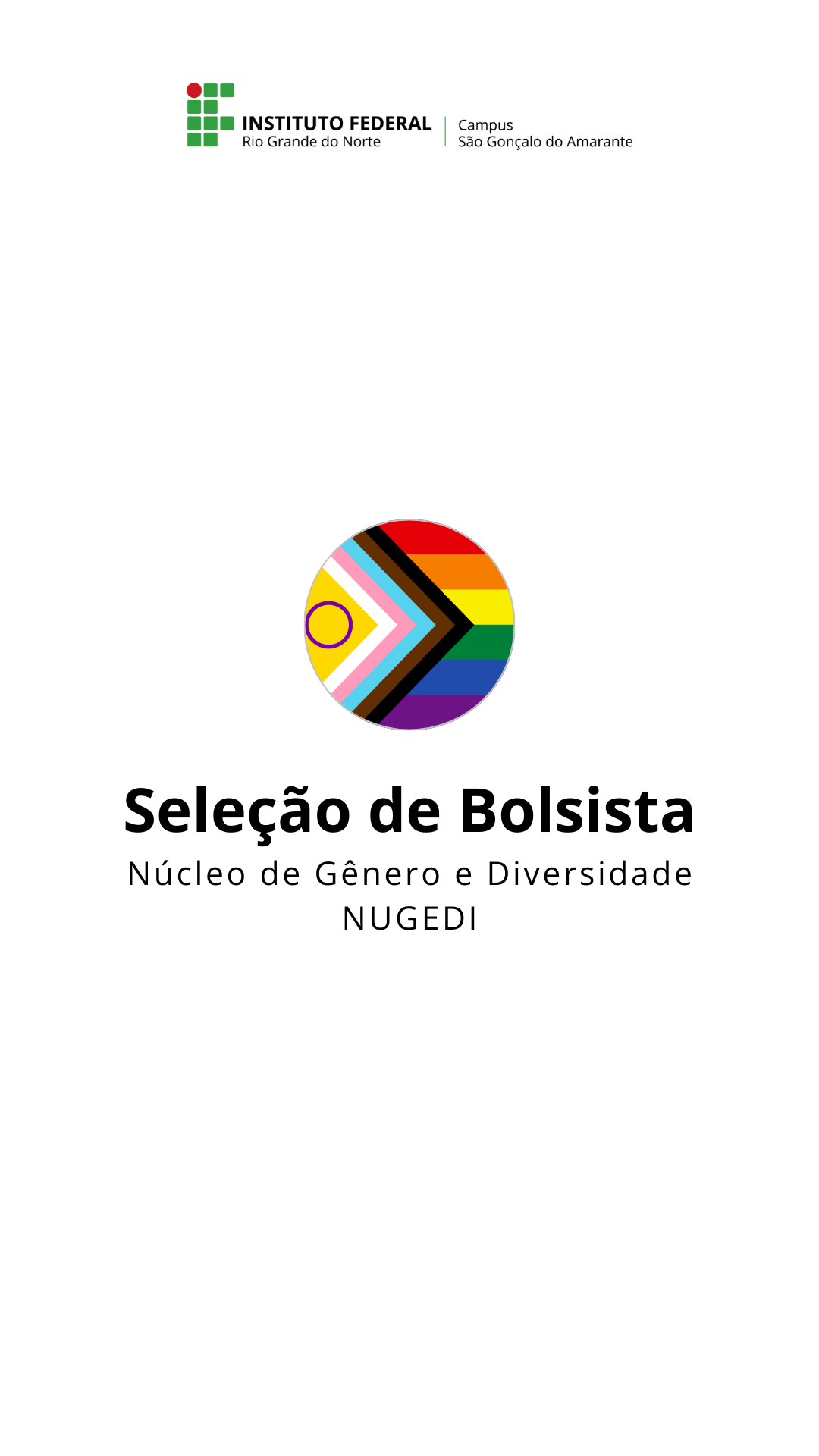 Selecao Bolsista Nugedi - destaque