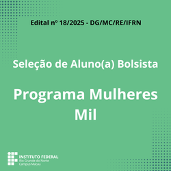 Seleção de aluno bolsista mulheres mil