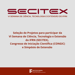 Seleção de projetos para IV Secitex