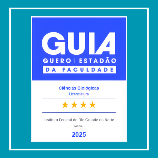 Selo do Guia da Faculdade - licenciatura em biologia