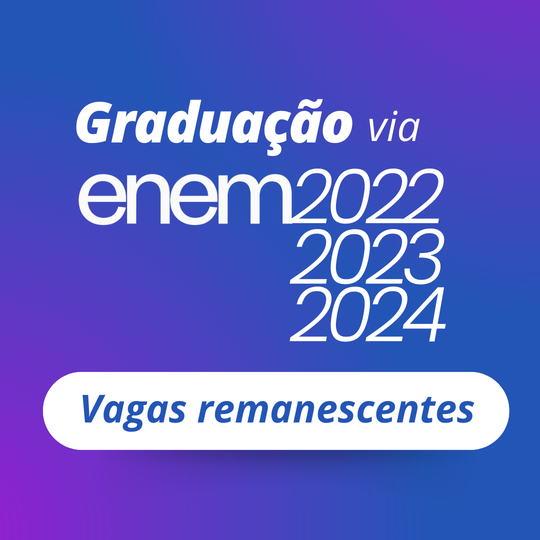 Vagas remanescentes - Cursos superiores SISU 2025 - Capa