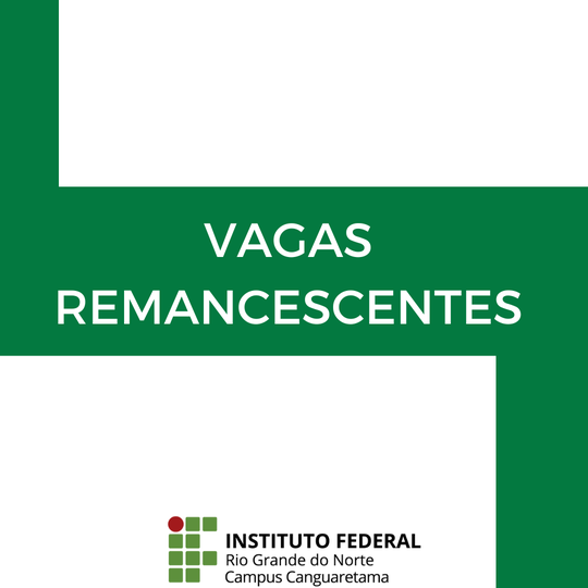 VAGAS REMANCESCENTES