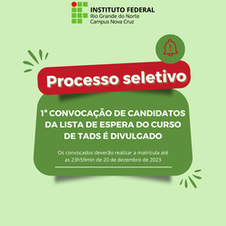 RedeGN - Concurso público do IFBA: prazo para inscrições é