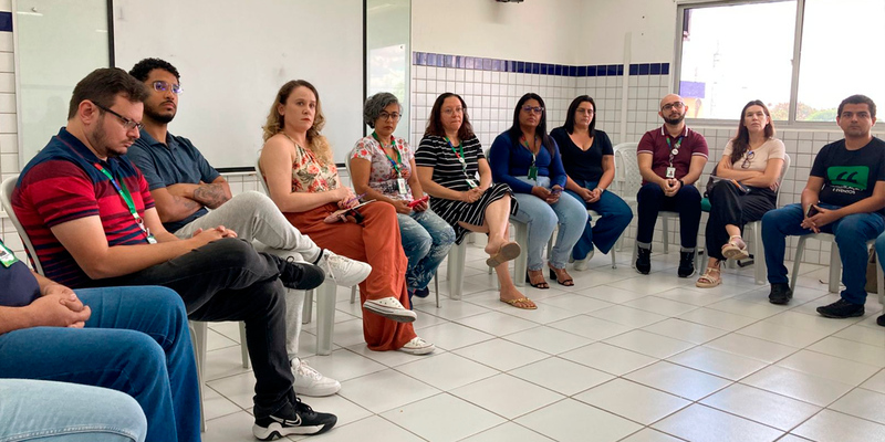Roda de conversa no VIII Encontro de Comunicadores do IFRN / Foto: Nivaldo Fonseca