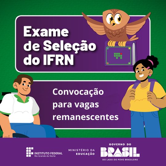 Convocação para vagas remanescentes no Exame de Seleção 2026