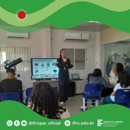 Aluna do Campus participa do Projeto Meninas no Espaço