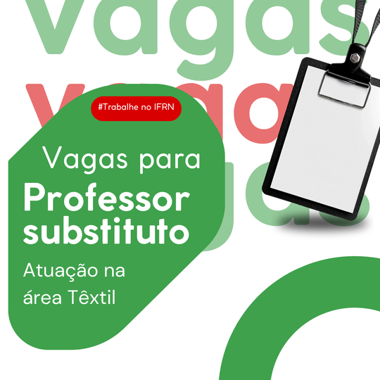 Processo seletivo de professor substituto