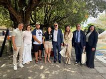 Registro da visita. Imagem: Vanessa Lima